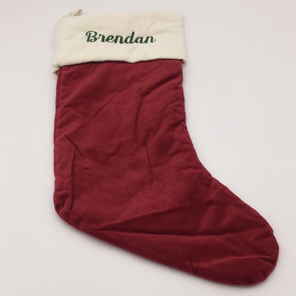 Pottery Barn Velvet Christmas Stocking “Brendan” - Picture 11 of 11